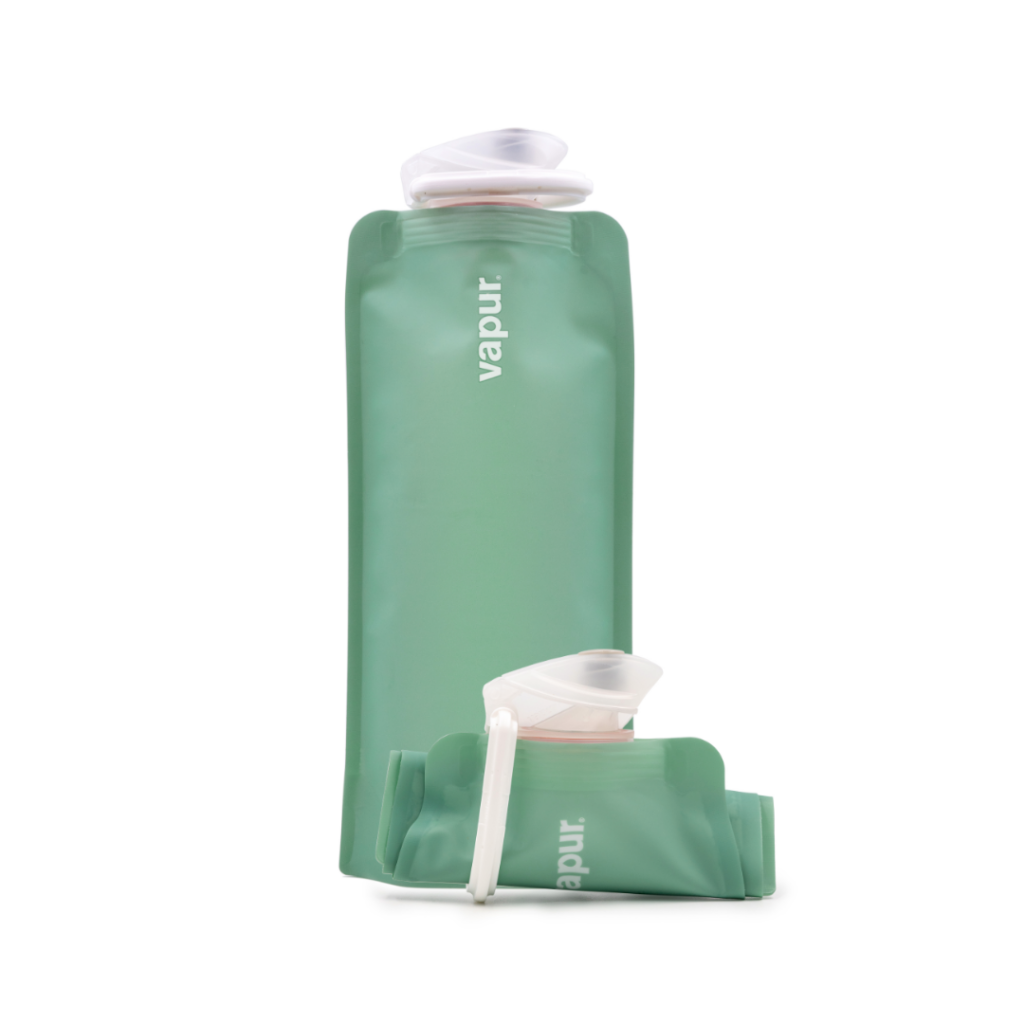 Best Water Bottle For Hiking - Vapur Anti Bottle in Sea Green